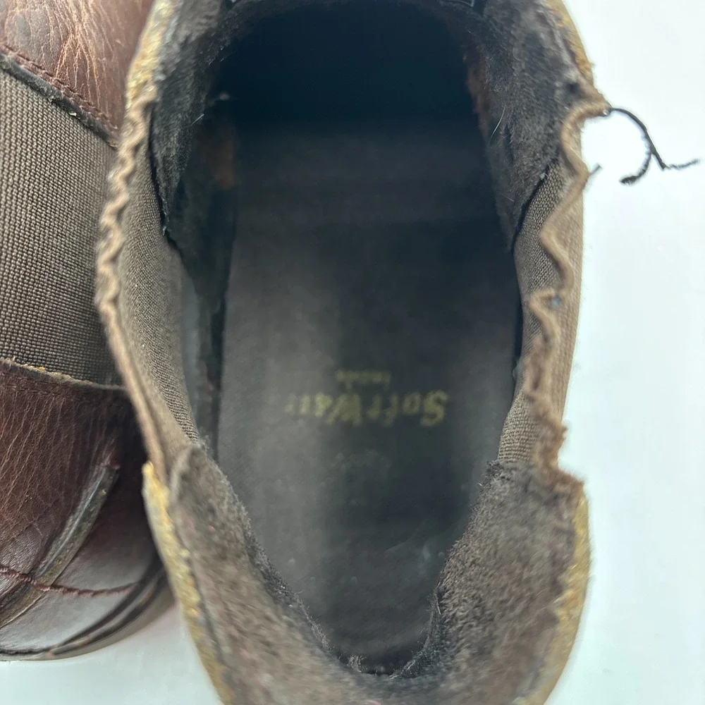 Dr. Martens Lyme Brown Leather Chelsea Boots Men's‎ 7 M Women's 8
